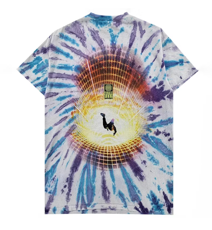 Cactus Jack by Travis Scott Flame Tee 'Tie Dye'