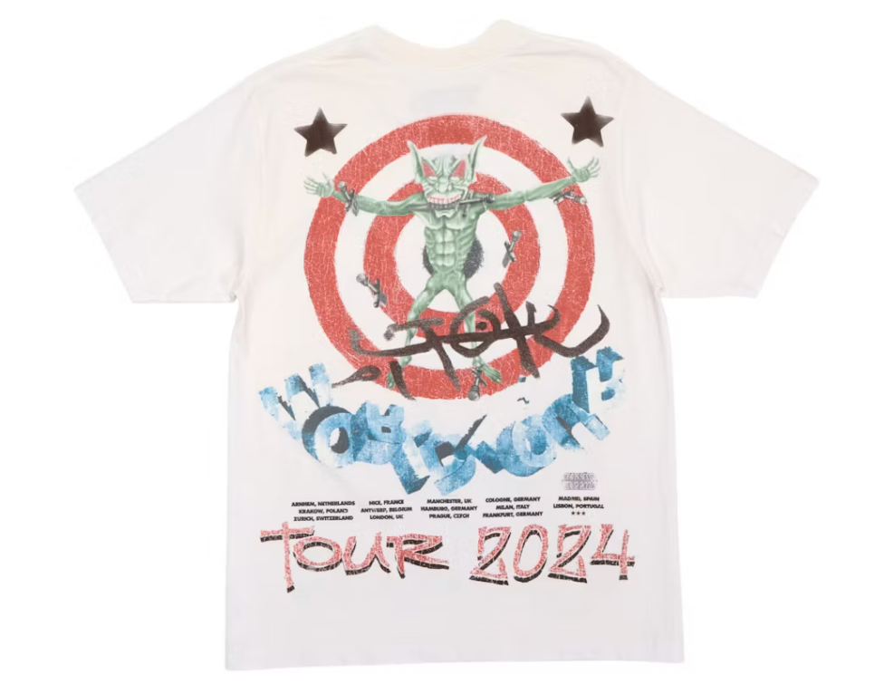 Travis Scott Utopia Circus Maximus 2023 Tour III Tee White