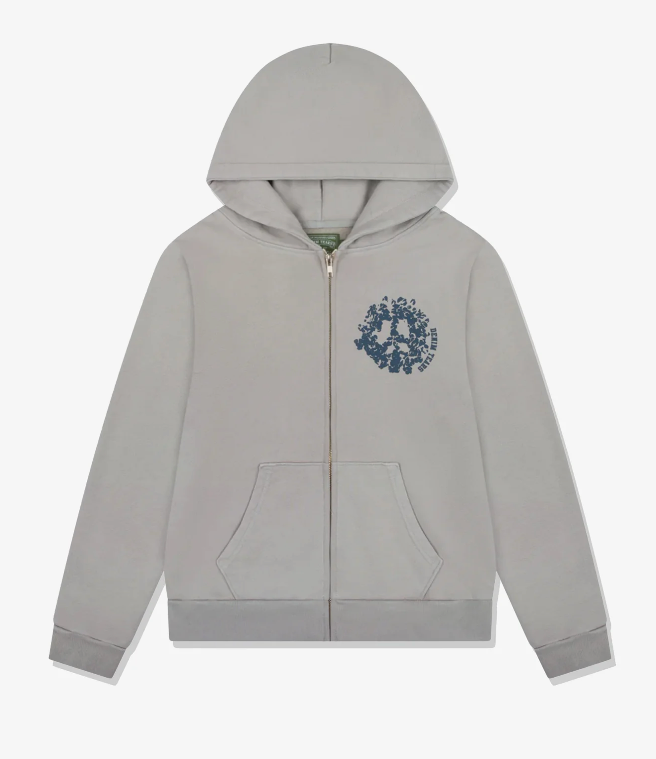 Denim Tears Denim University Zip Hoodie Grey