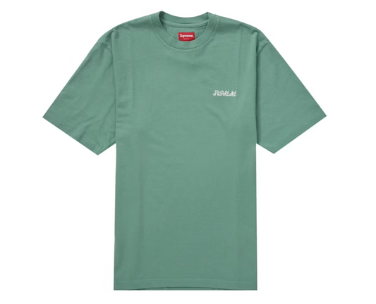 Supreme Washed Script S/S Top Sage
