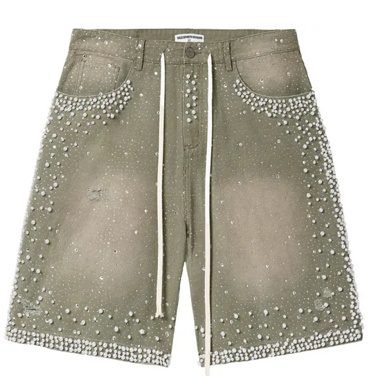 Vale Forever Rainforest Jorts 'Seafoam'