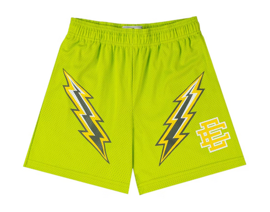 Eric Emanuel Bolt Shorts Tender Shoots Yellow