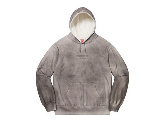 Supreme Spray Hooded Sweatshirt 'Grey'