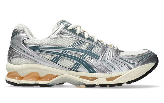 ASICS Gel-Kayano 14 Birch Pure Silver Teal Gold