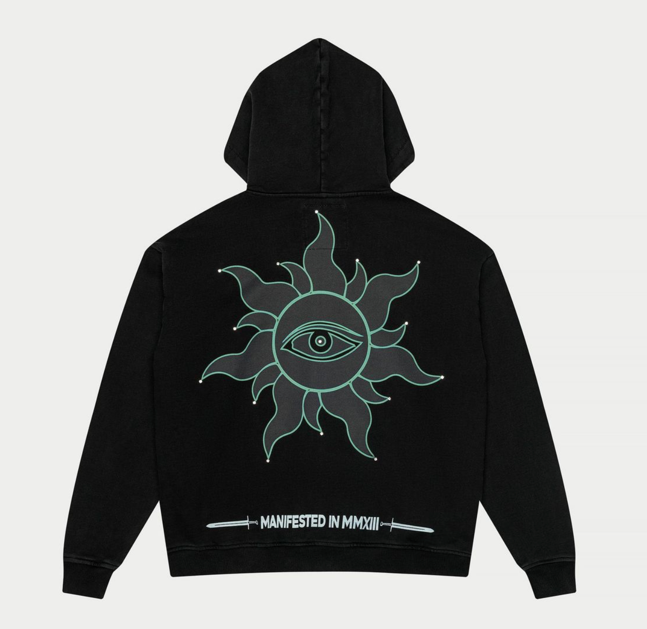 GodSpeed "Sunken Liberty" Zip Hoodie (Black Wash-Navy)