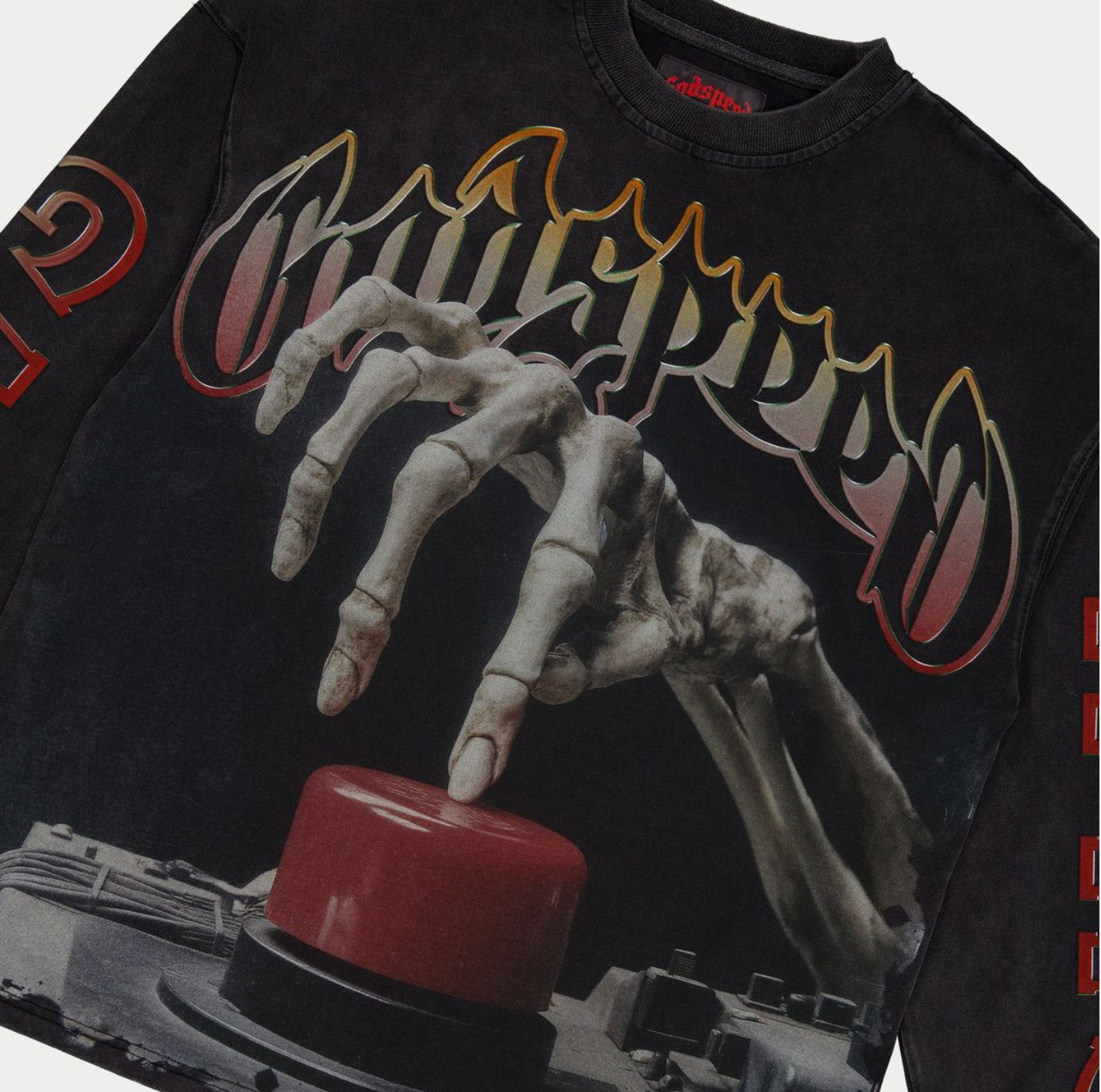GodSpeed "Code Red" LS (Black Wash)