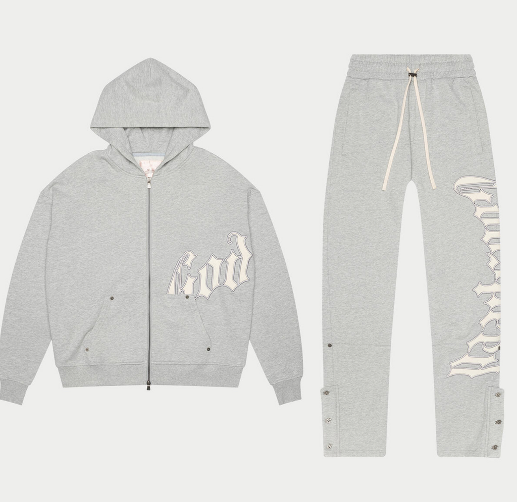 GodSpeed OG Logo Sweatsuit V2 (Heather Grey)