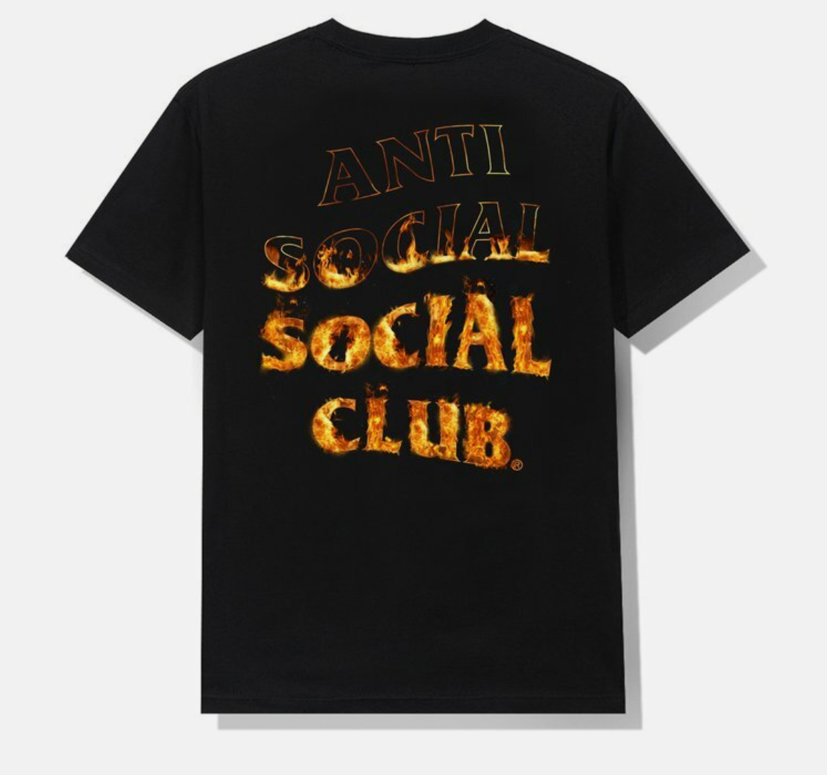 Anti Social Social Club T-Shirt "A Fire Inside" Black
