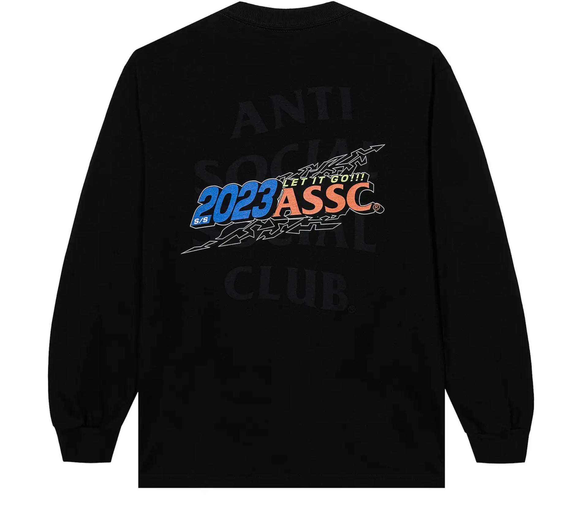 Anti Social Social Club T-Shirt "Let it Go" L/S Black