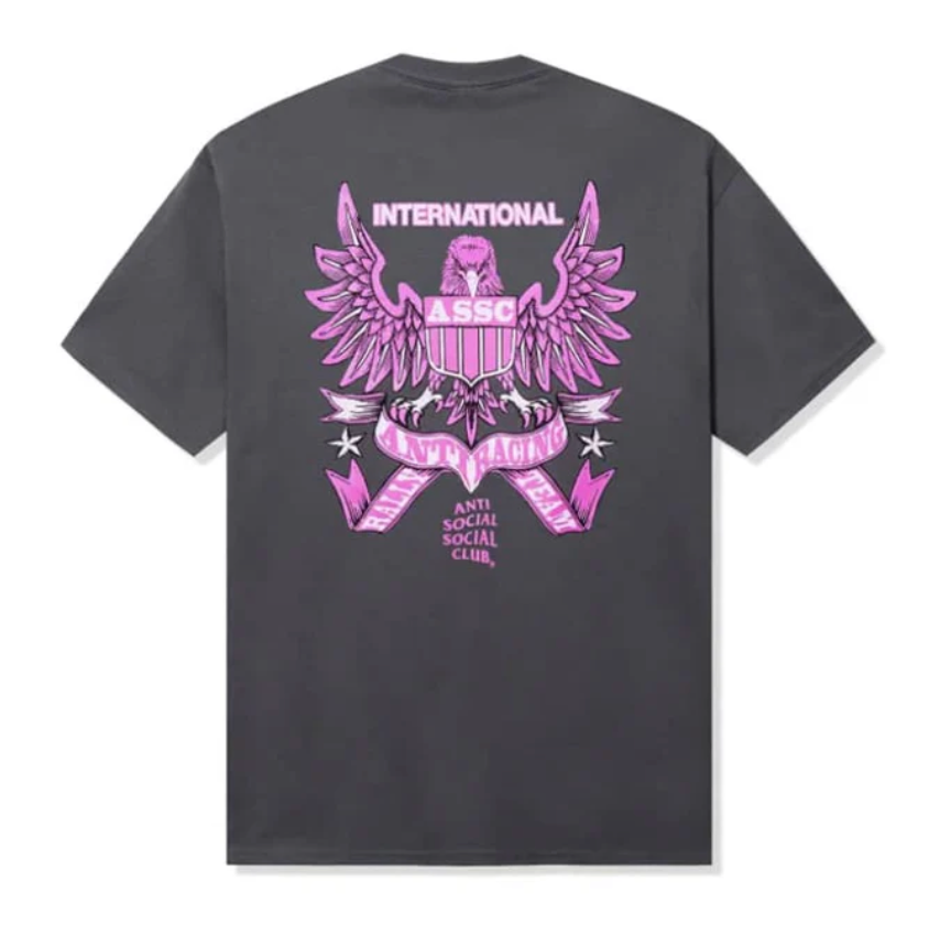 Anti Social Social Club T-Shirt "Overanxious" Charcoal