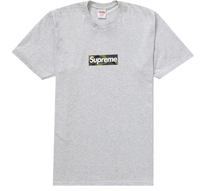 Supreme Camo Box Logo T-Shirt "Grey"