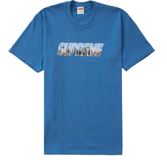 Supreme T-Shirt "Gotham" Blue