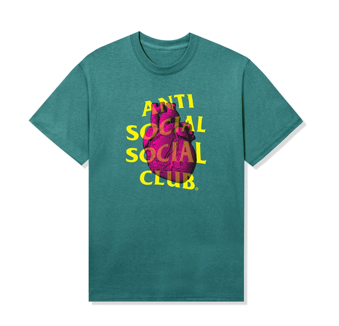 Anti Social Social Club Big Pulse Tee "Jade Green"