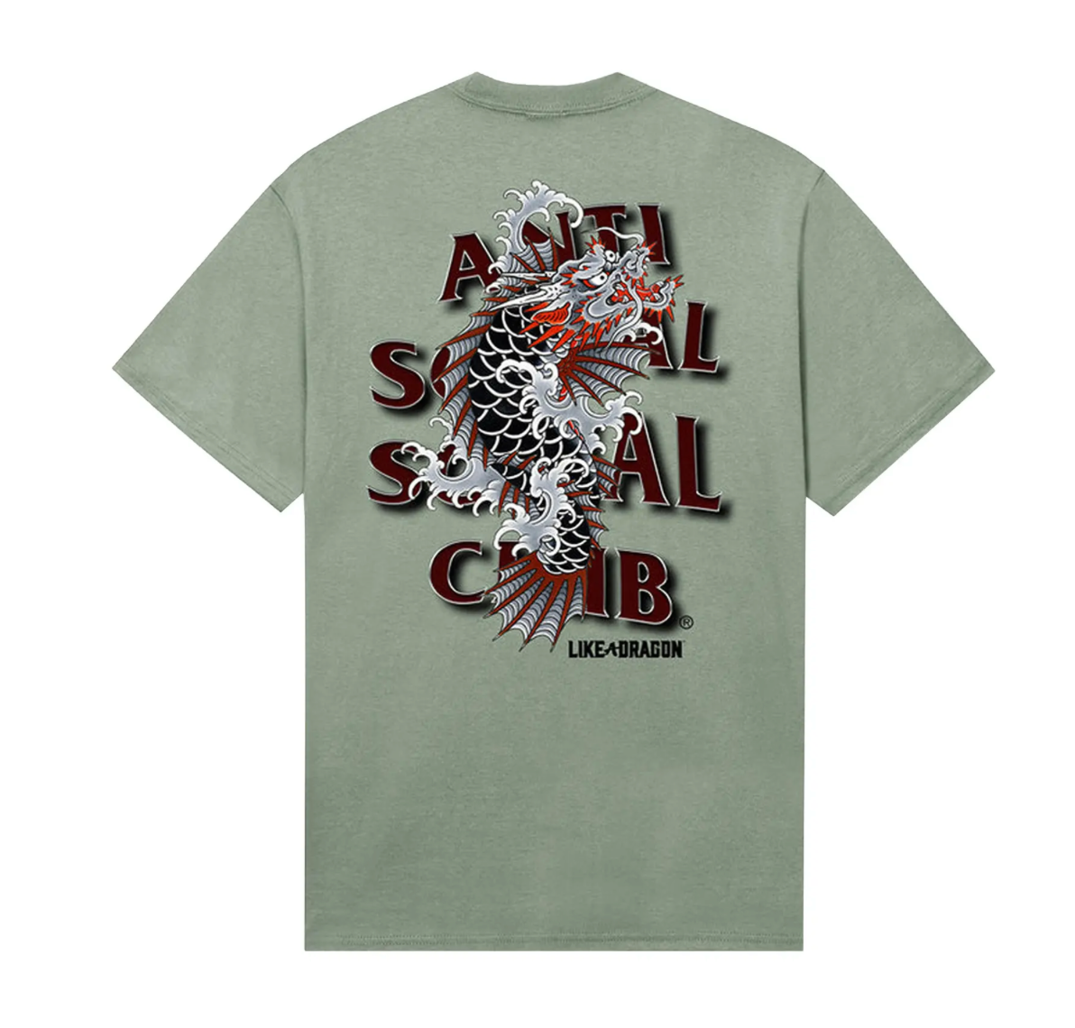 ASSC x Like A Dragon "Ichiban" Stonewashed Green Tee