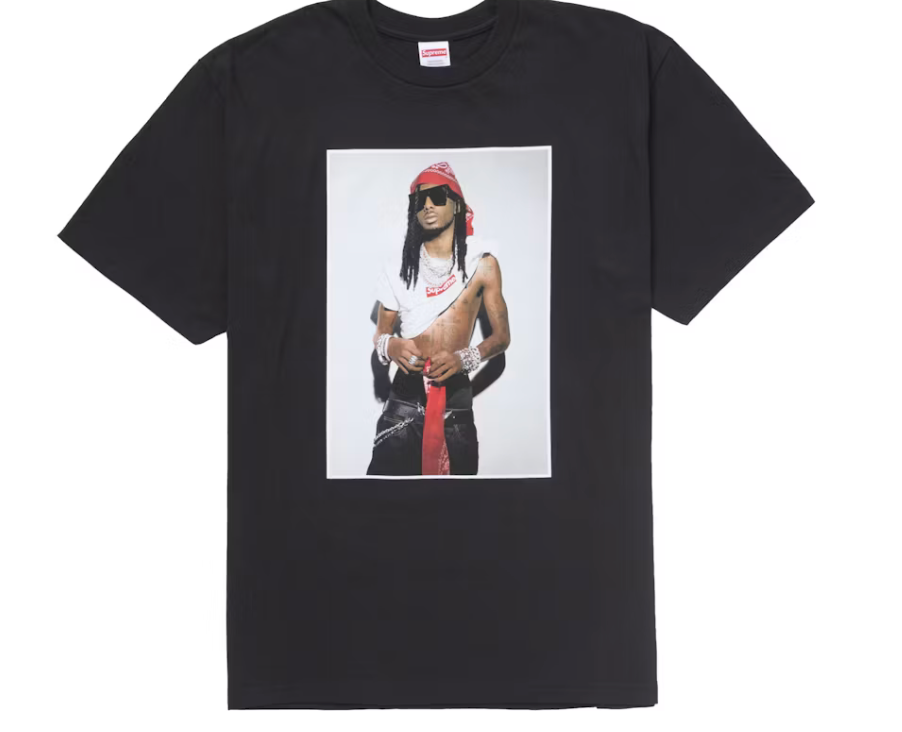 Playboi Cart Supreme Photo T-Shirt (Black)