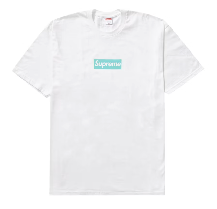 Supreme Tiffany & Co. Box Logo Tee White