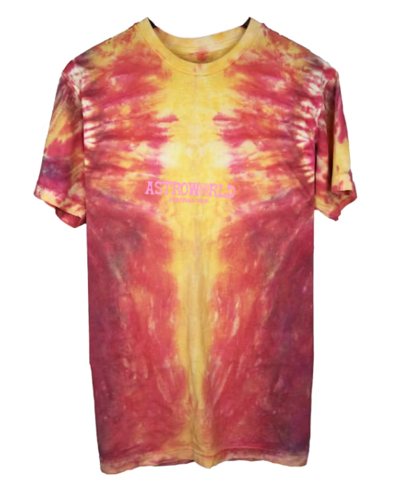 Travis Scott Festival Run Firefly Festival Tee Tie Dye