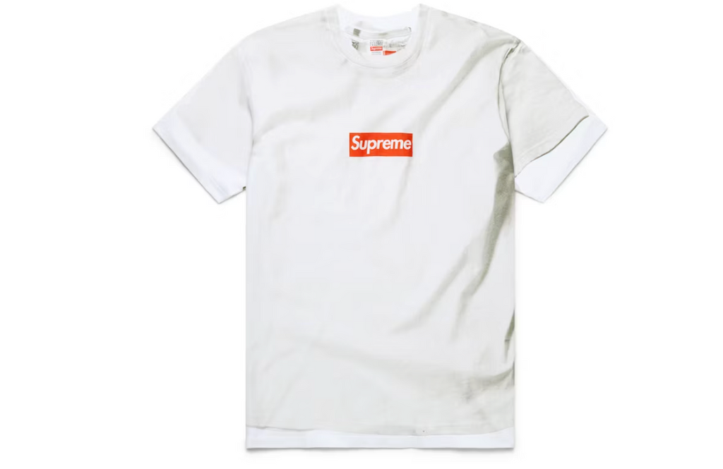 Supreme MM6 Maison Margiela Box Logo Tee White