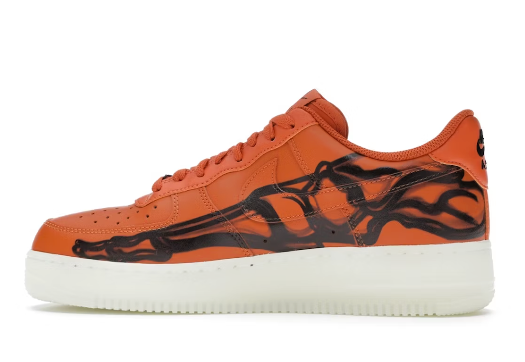 Nike Air Force 1 Low Orange Skeleton Halloween (2020)