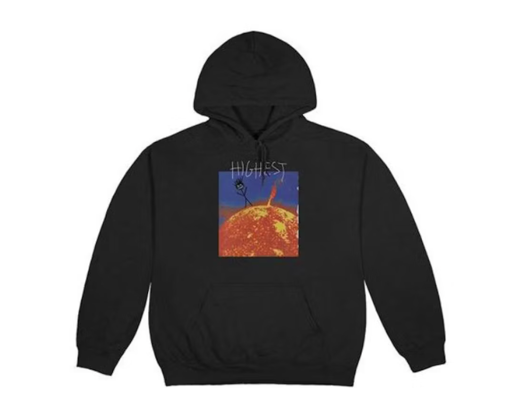 Travis Scott Highest In The Room Sun Hoodie Black