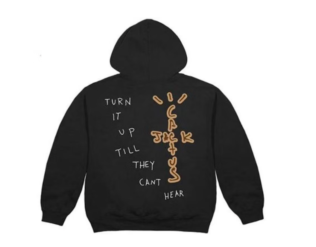 Travis Scott Highest In The Room Sun Hoodie Black