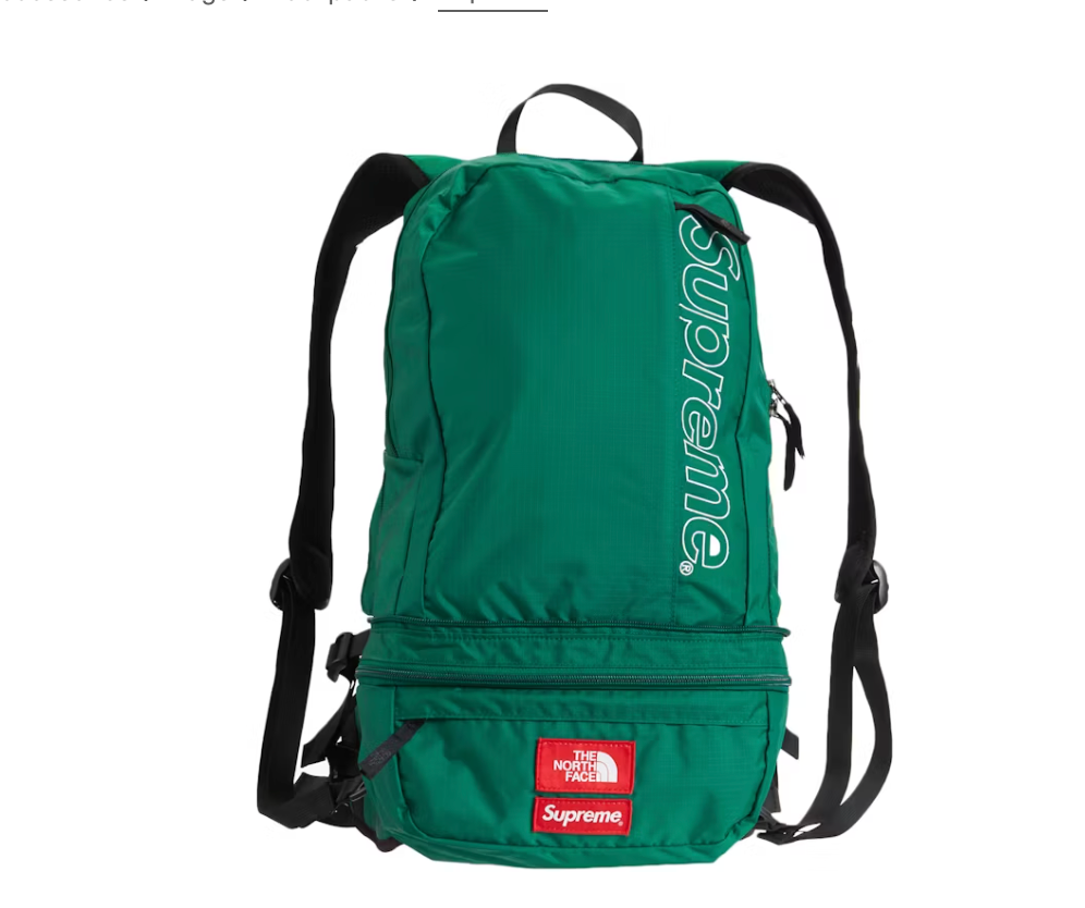 Supreme X The North Face Backpack / Waistbag "Green"