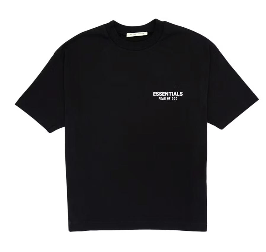 Fear of God Essentials Classic Short Sleeve Tee "Jet Black"