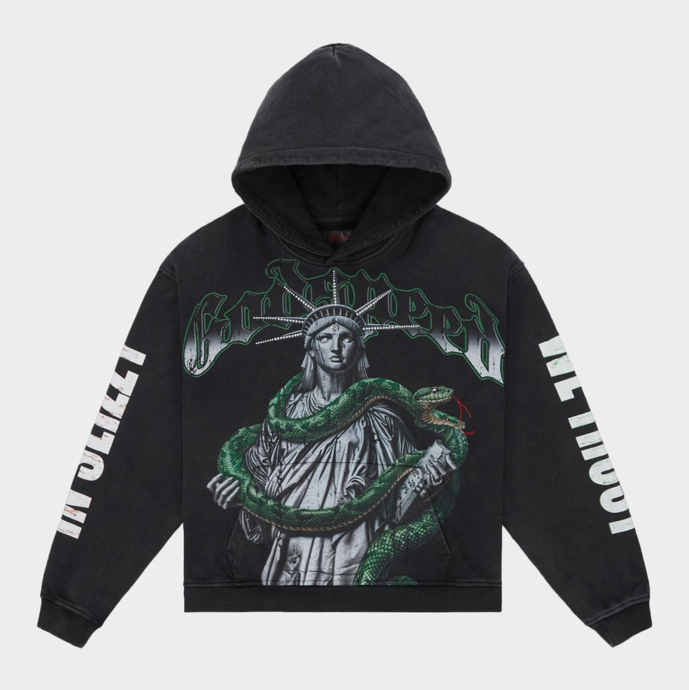 GodSpeed Top 5 Slizzy VVS Hoodie (Black Wash)
