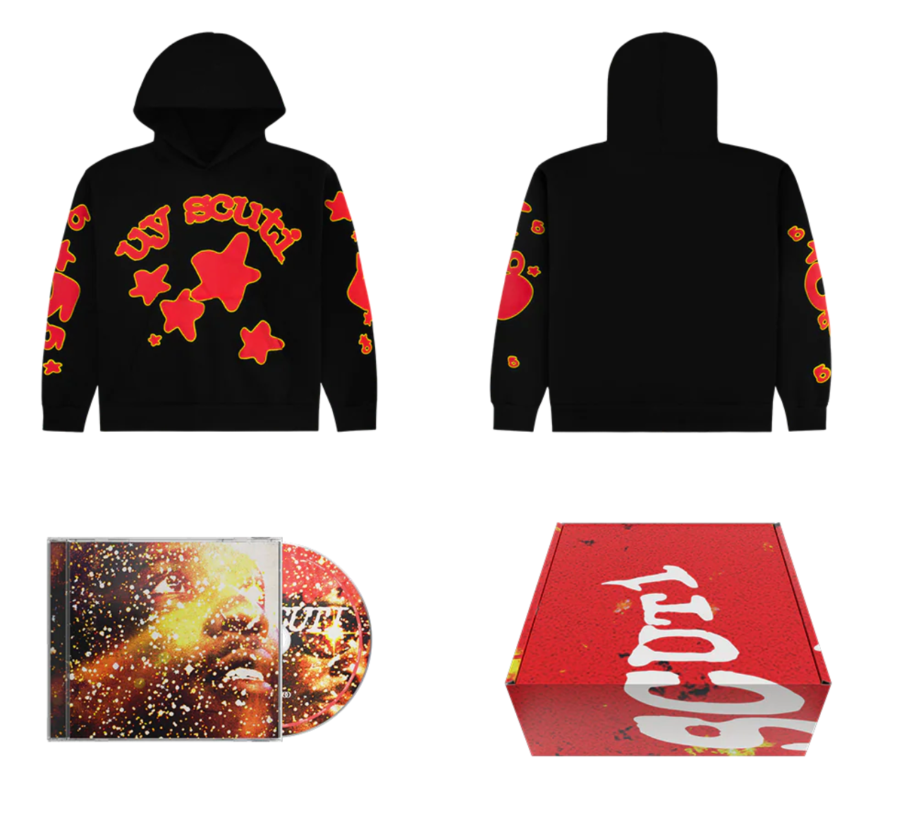 Sp5der x Uy Scuti Hoodie Box Set