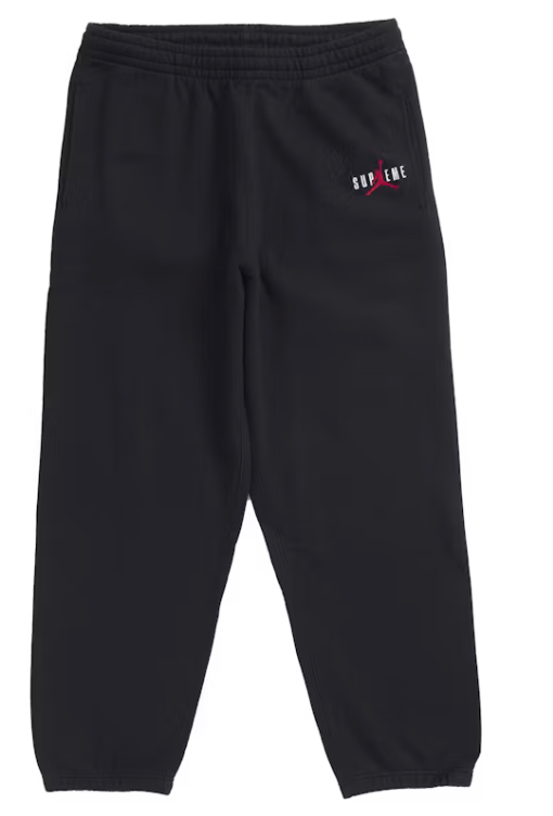 Supreme Jordan Sweatpant (FW24) Black