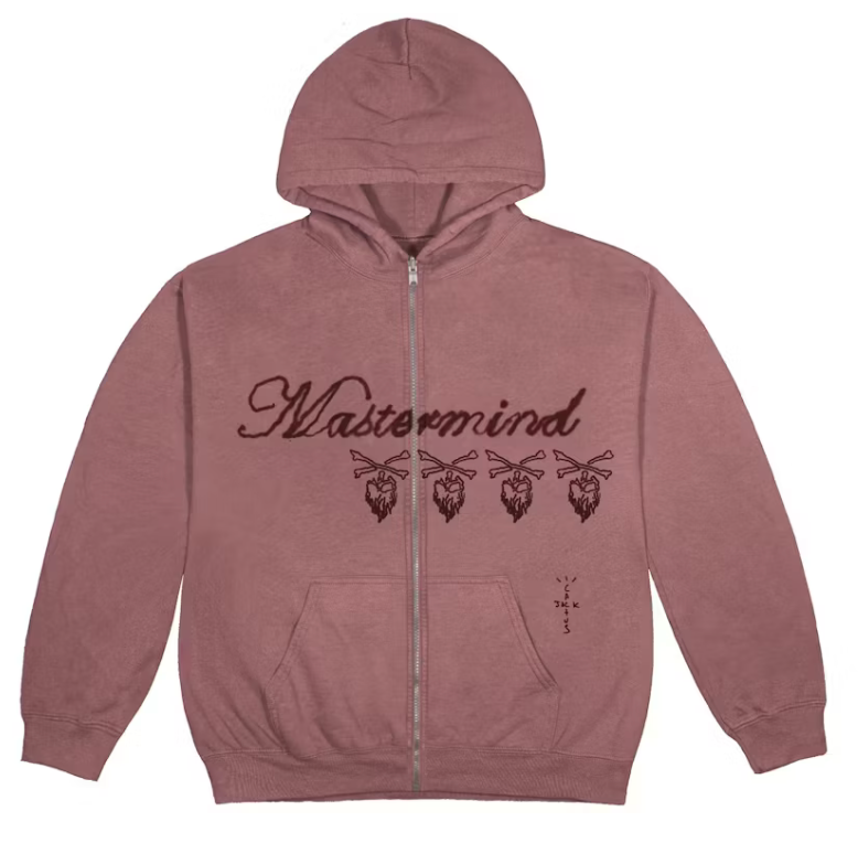 Travis Scott Cactus Jack For Mastermind Skull Zip Up Hoodie