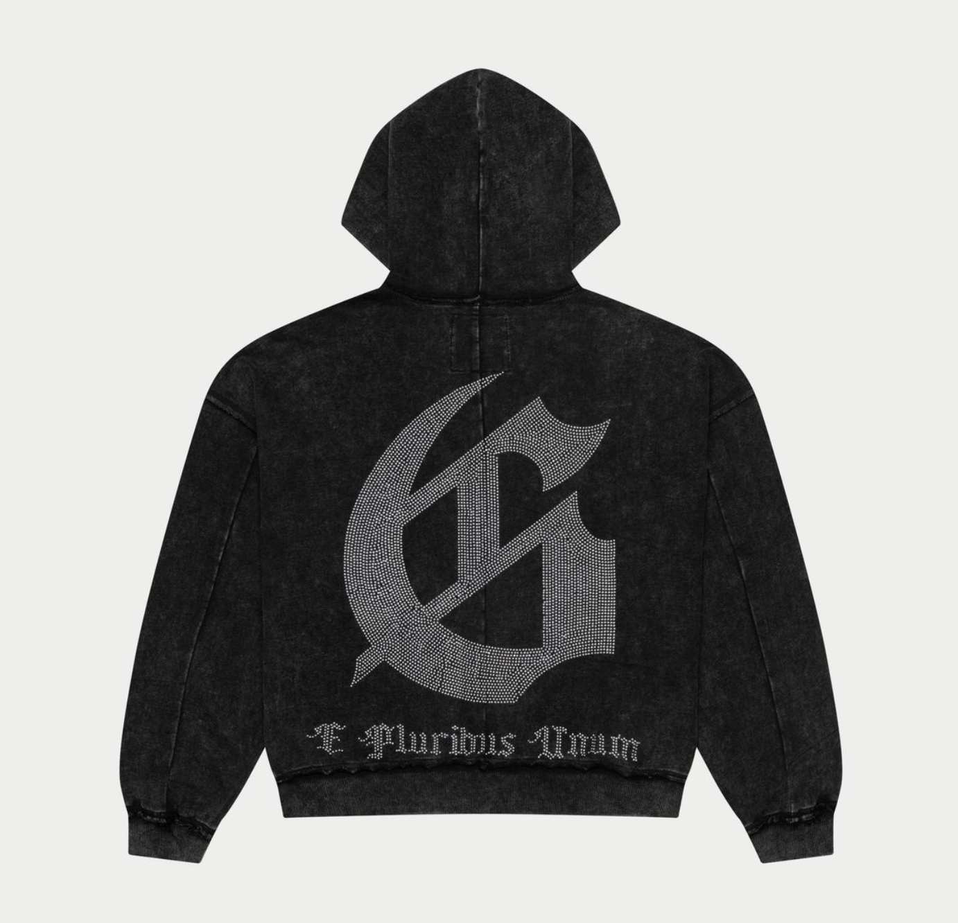 GodSpeed Studded OG Logo Hoodie (Black Wash)