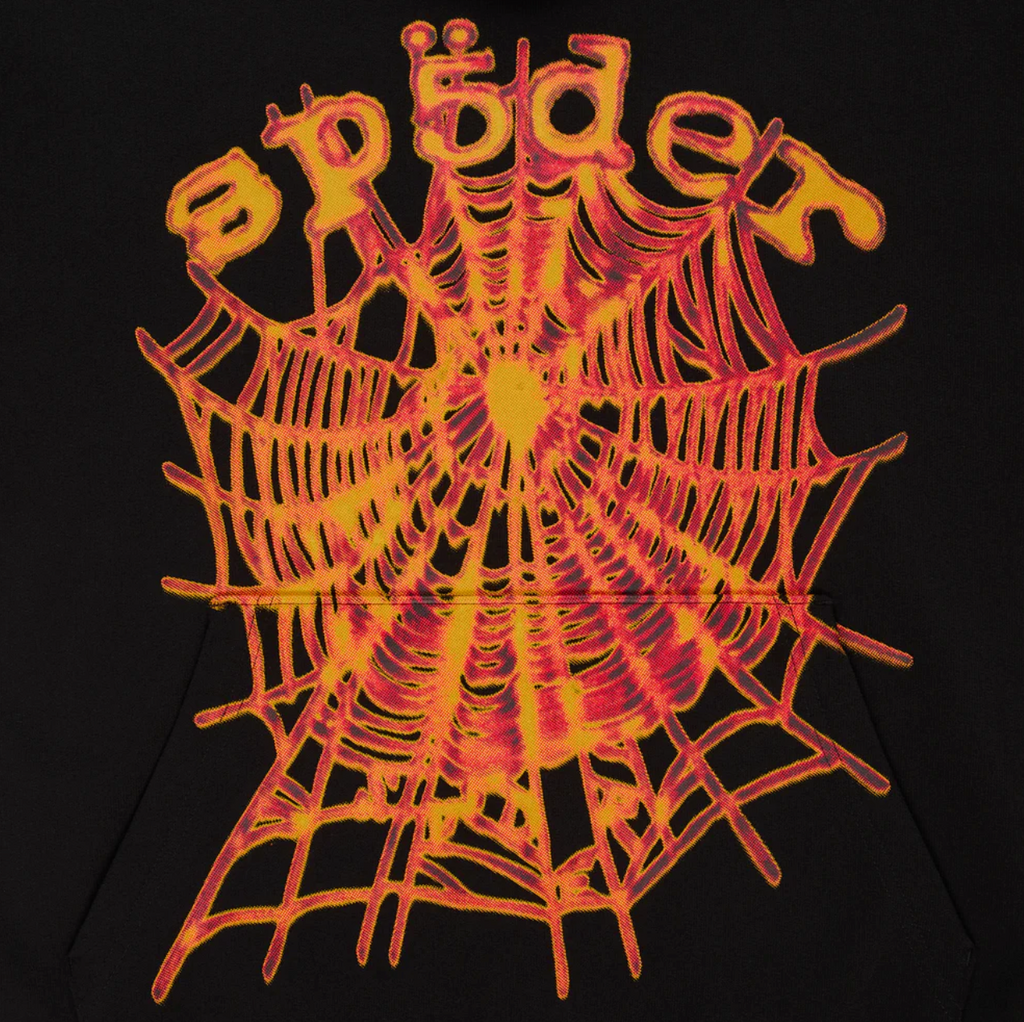 Sp5der OG Web V2 Hoodie Black (2025)