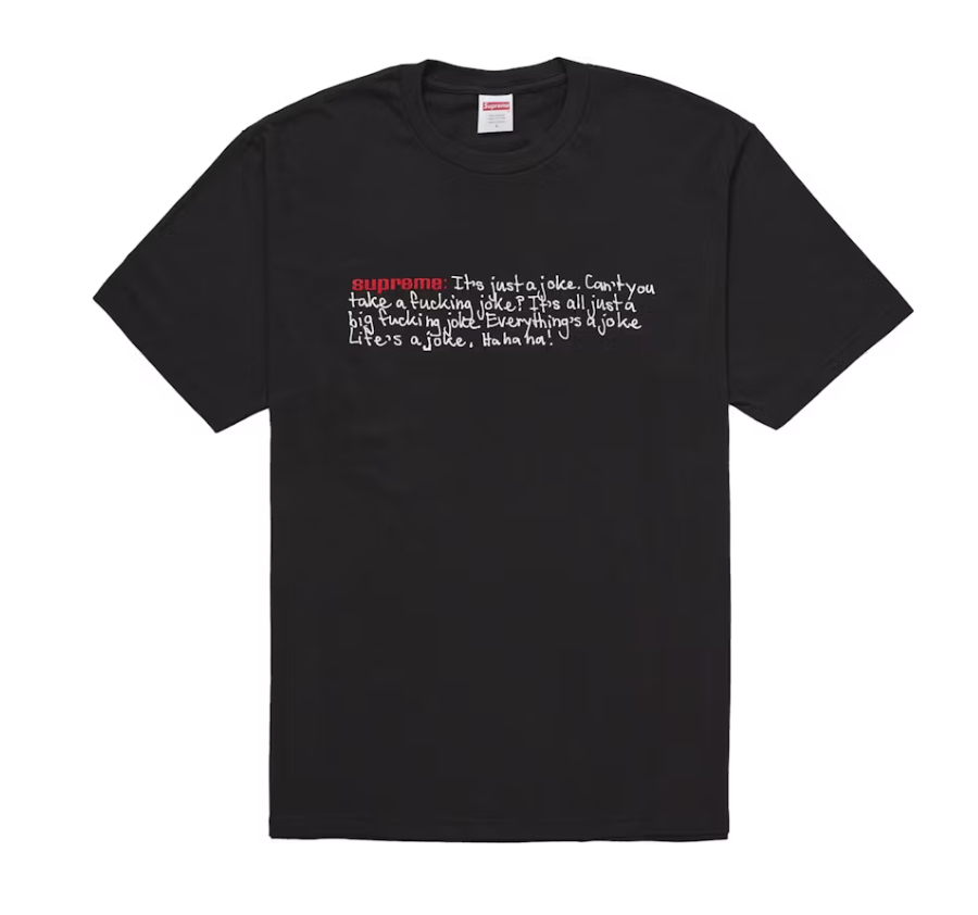 Supreme Joke Tee "Black"