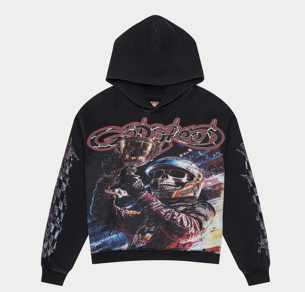 GodSpeed Podium Dreams Hoodie (Black Washed)