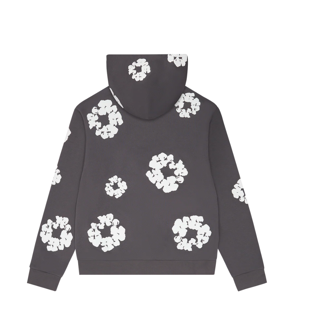 Denim Tears Cotton Wreath Hoodie Charcoal