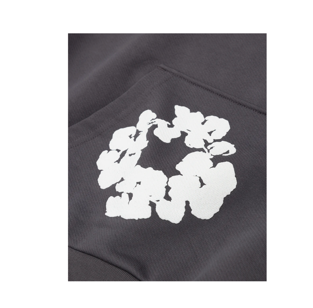 Denim Tears Cotton Wreath Hoodie Charcoal