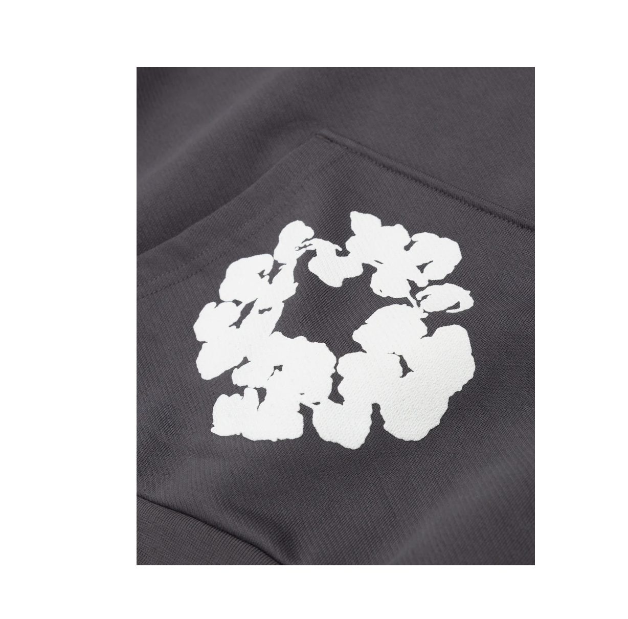 Denim Tears Cotton Wreath Hoodie Charcoal