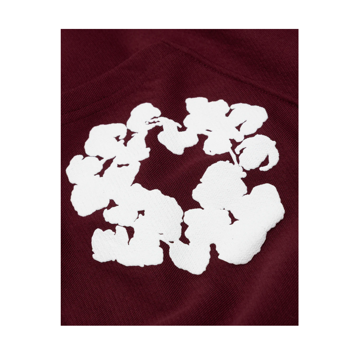 Denim Tears Cotton Wreath Hoodie Burgundy