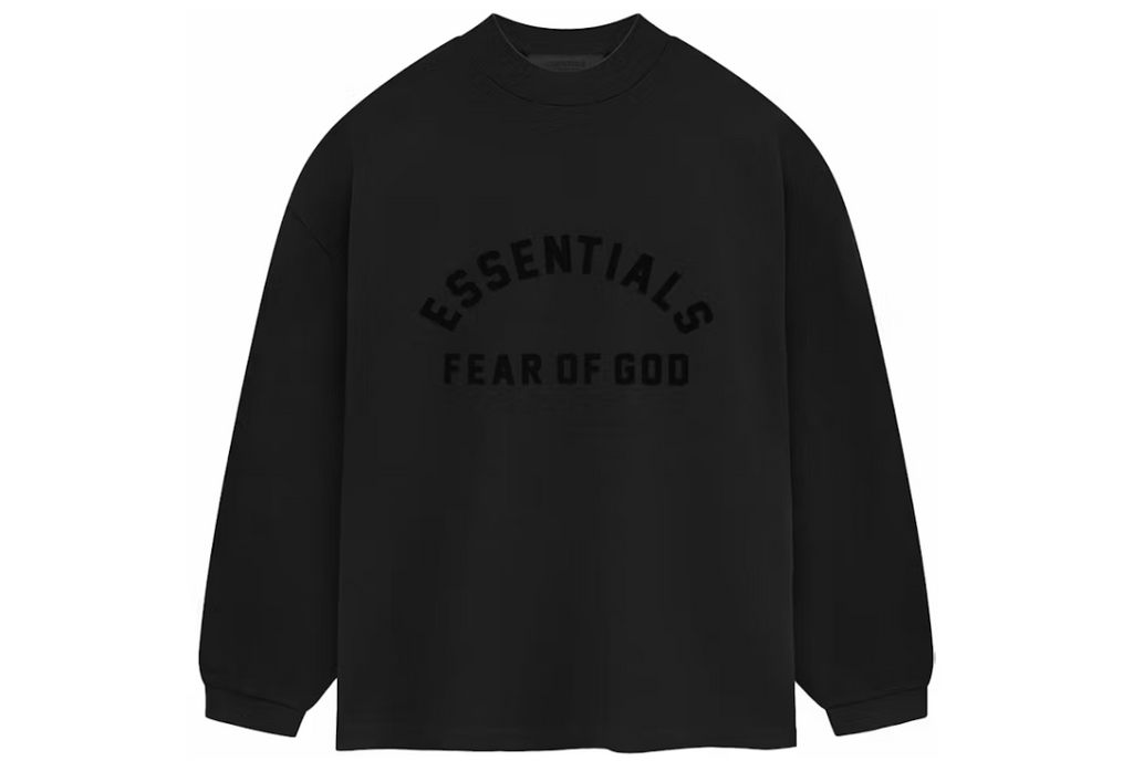 Fear of God Essentials Heavy Jersey Longsleeve Tee "Black"