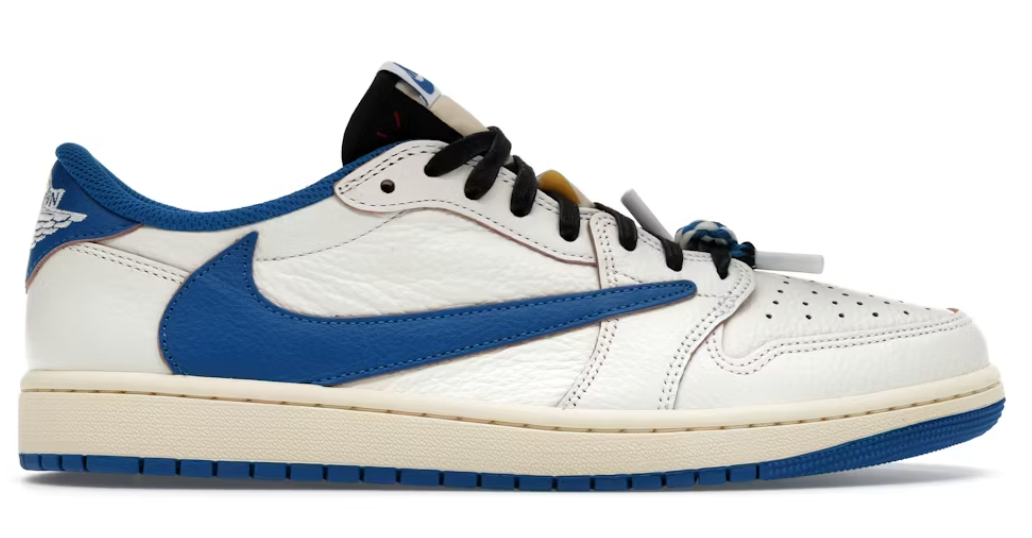 Jordan 1 Retro Low OG SP Fragment x Travis Scott Sail Military Blue