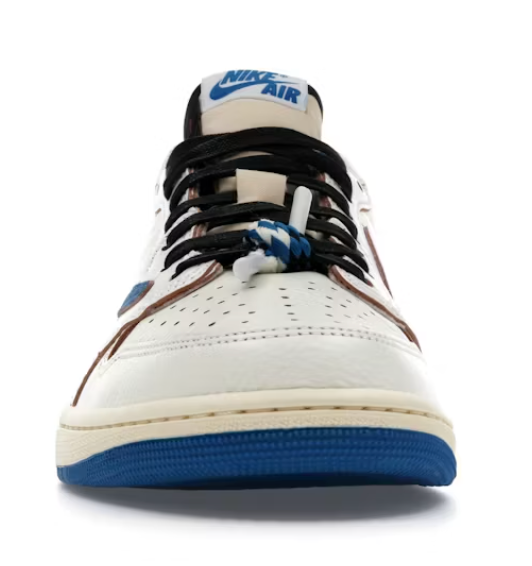 Jordan 1 Retro Low OG SP Fragment x Travis Scott Sail Military Blue