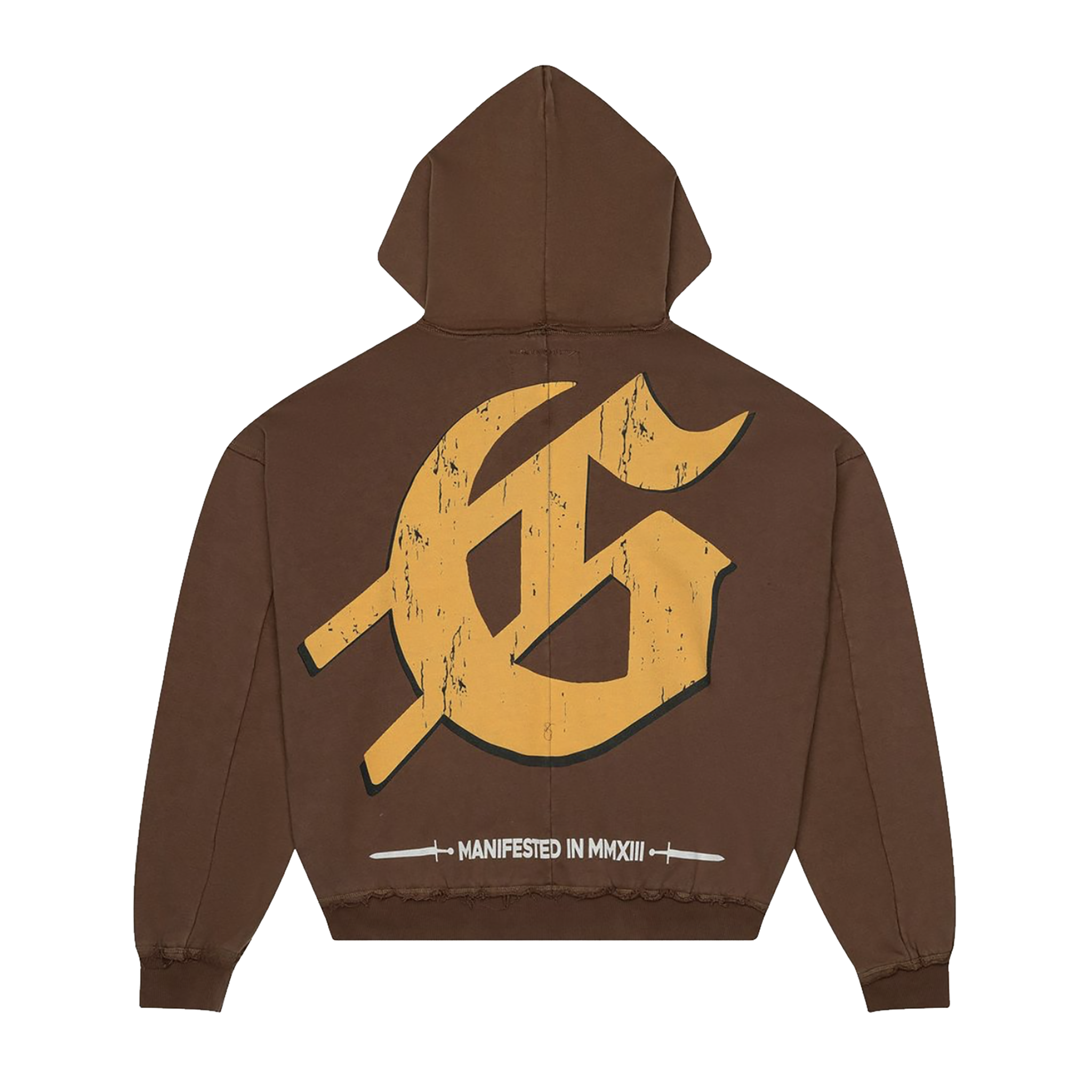 GodSpeed "Sunken Liberty" Zip Hoodie V2 (Brown Wash)