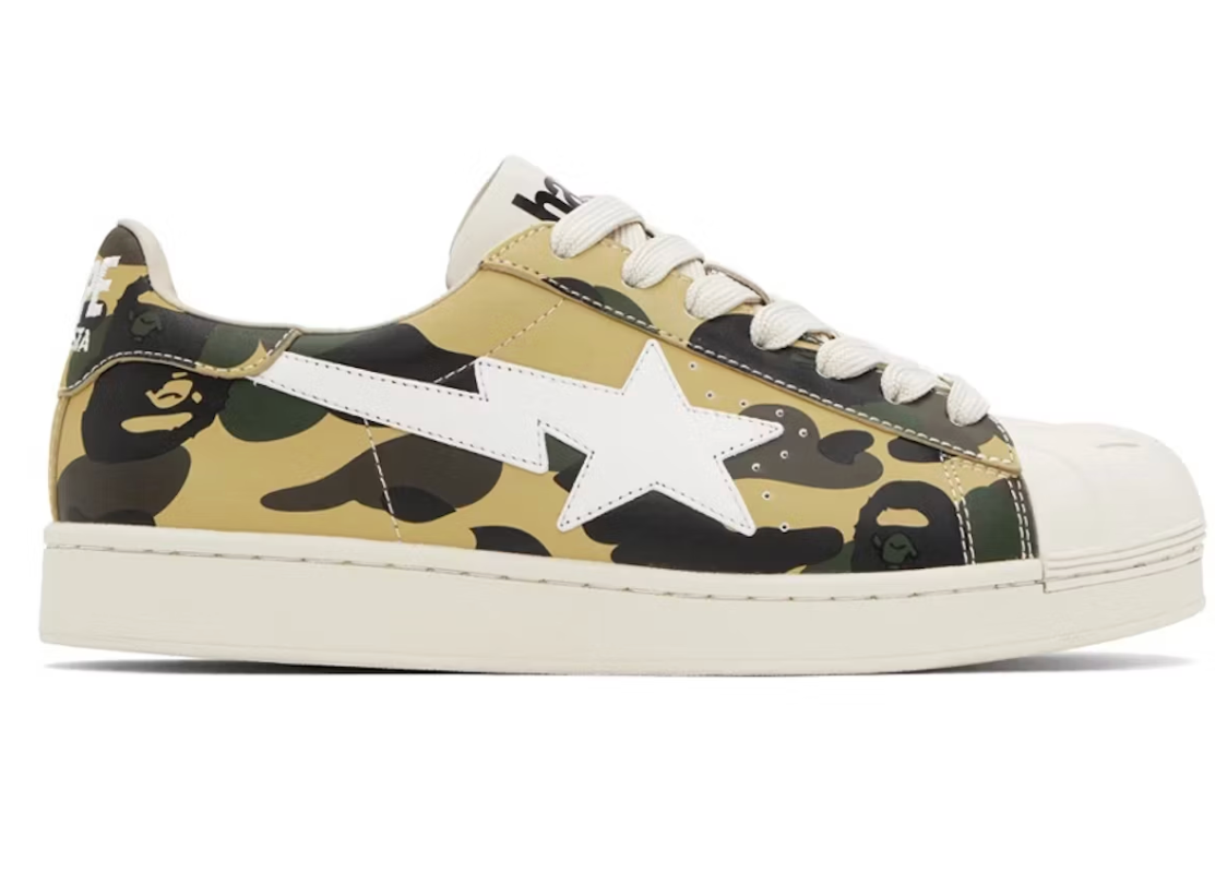 A Bathing Ape Skull Sta "1st Camo Yellow"
