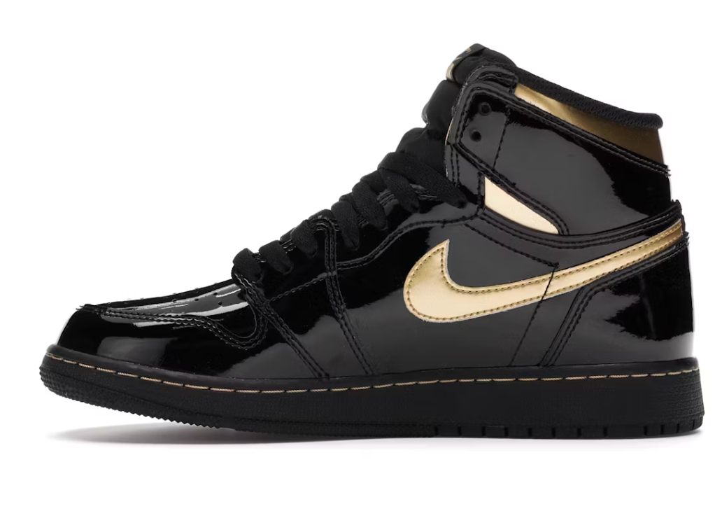 Jordan 1 High "Black Metallic Gold" (GS)