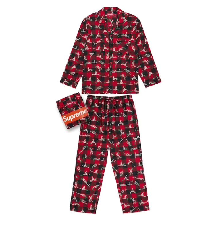 Supreme Hanes Holiday Pajama Set