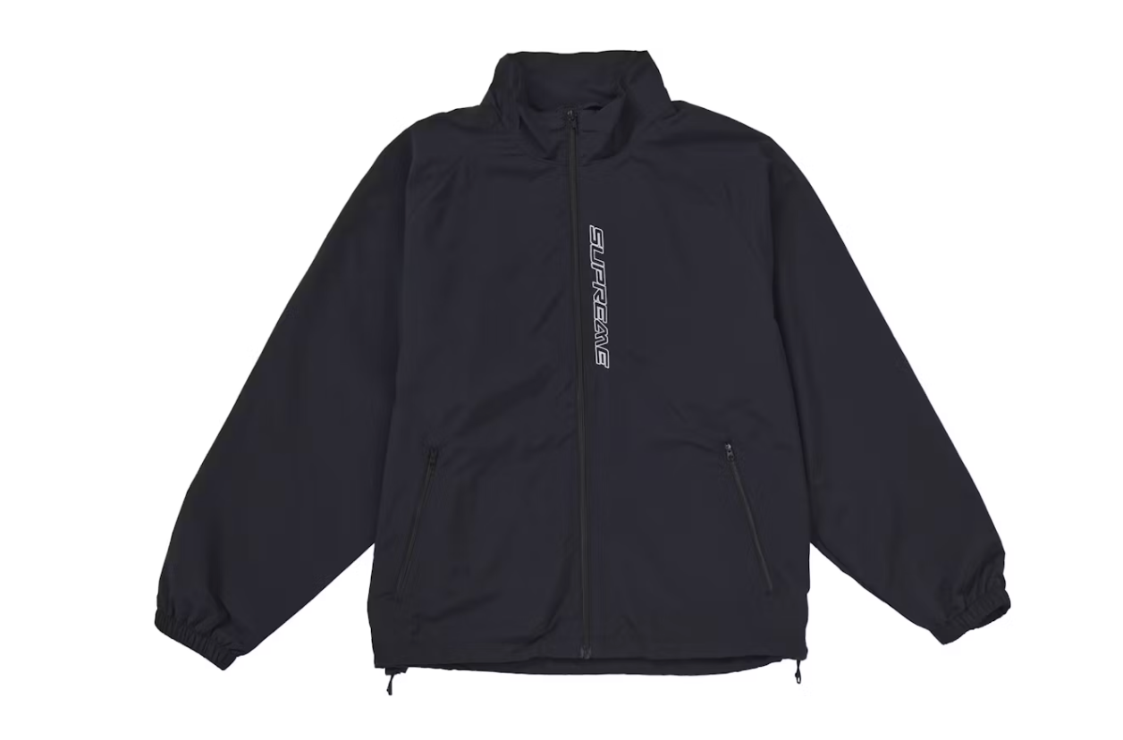 Supreme Contrast Zip Track Jacket