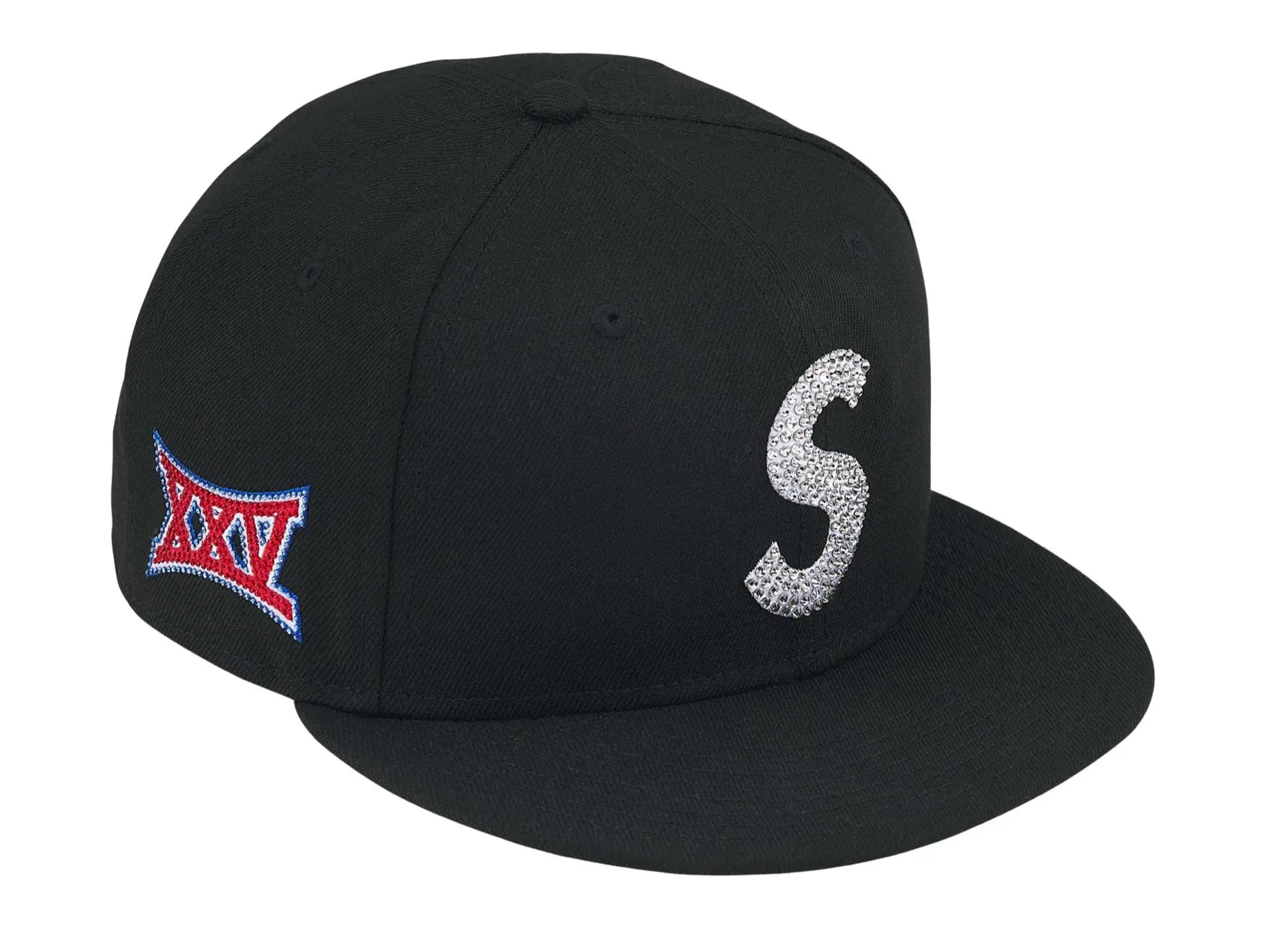Supreme Swarovski Fitted Hat "Black"