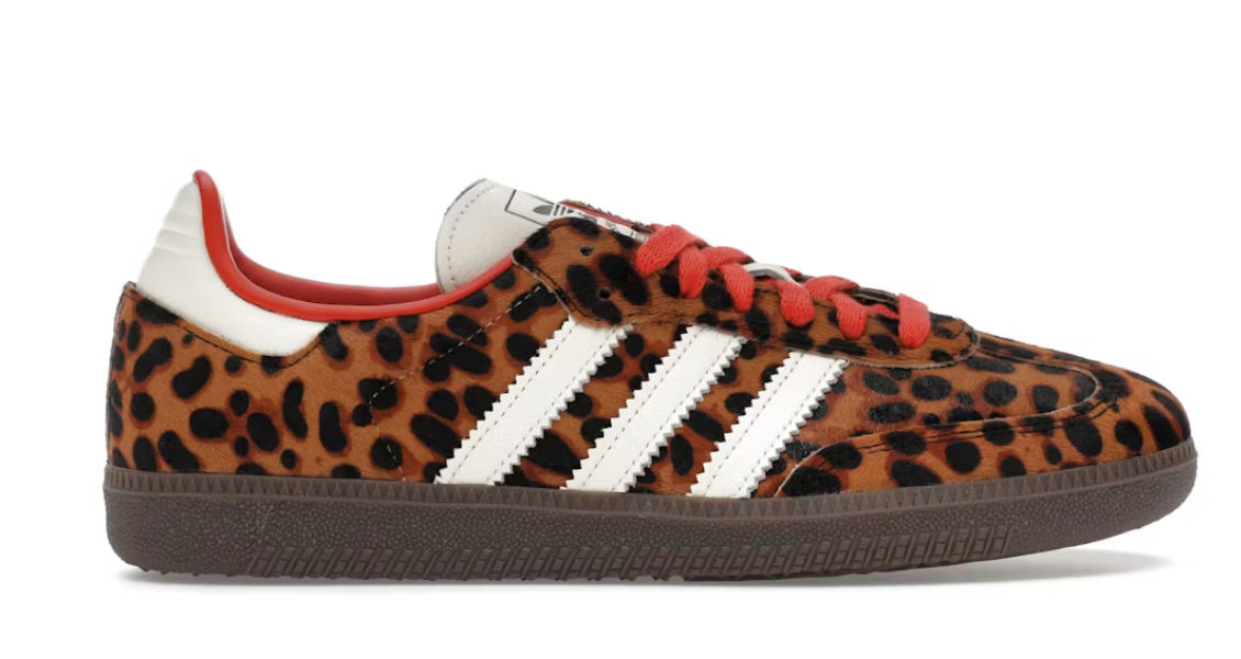 Adidas Samba OG Preloved Red Leopard (Women's)
