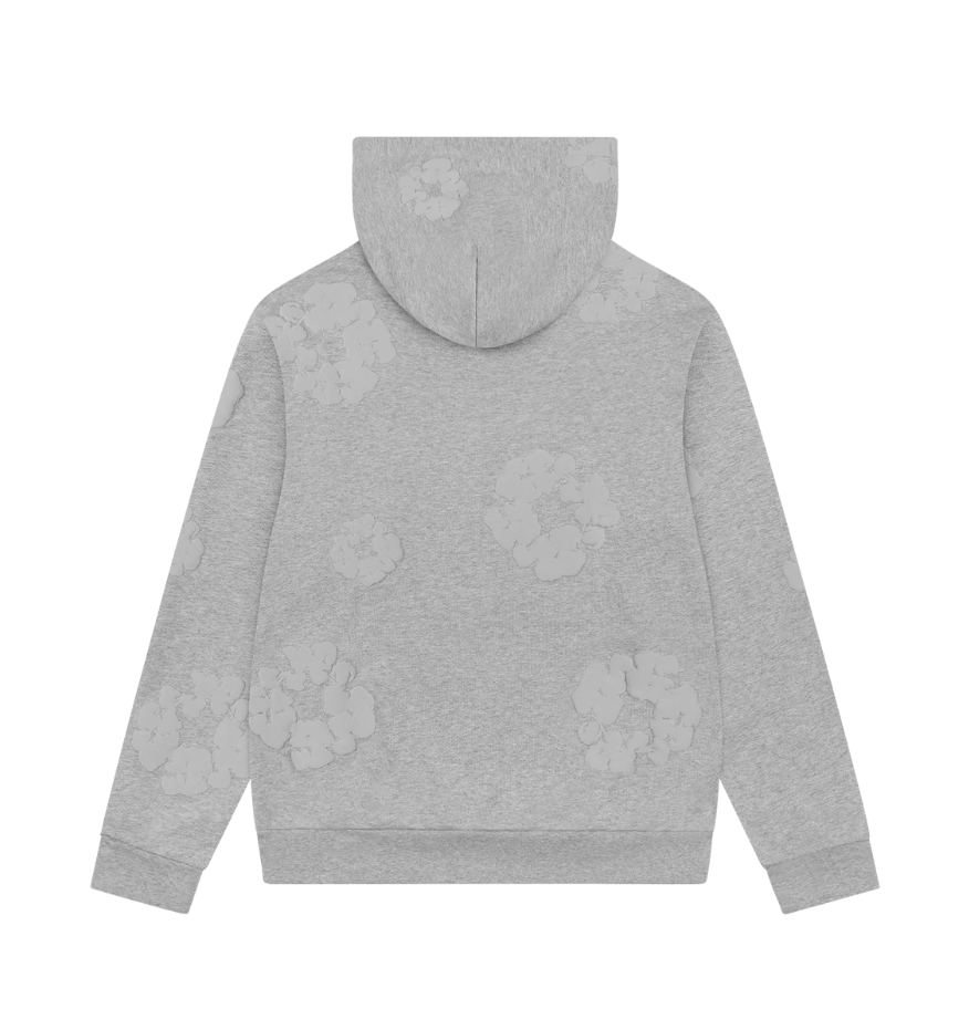 Denim Tears Cotton Wreath Hoodie Grey